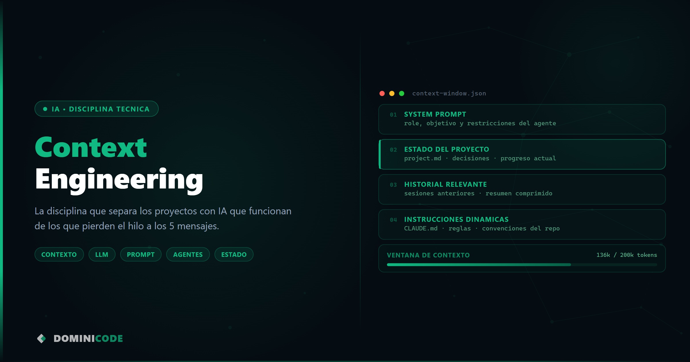 Context Engineering: proyectos con IA sin perder el hilo