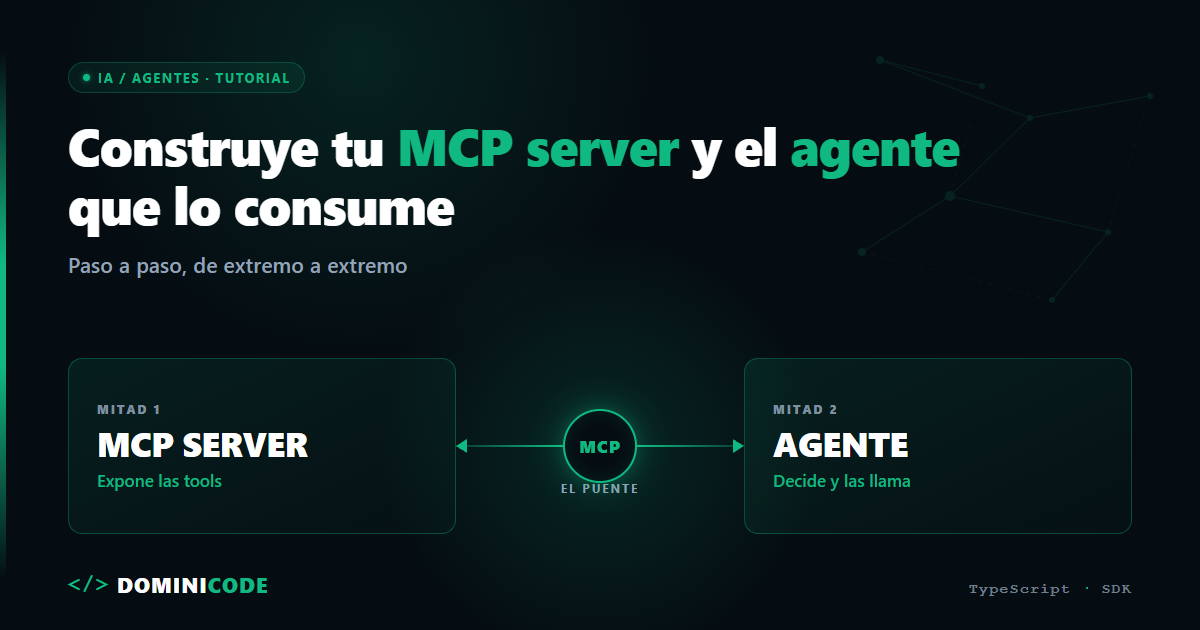 Cómo construir un agente de IA y su MCP server paso a paso