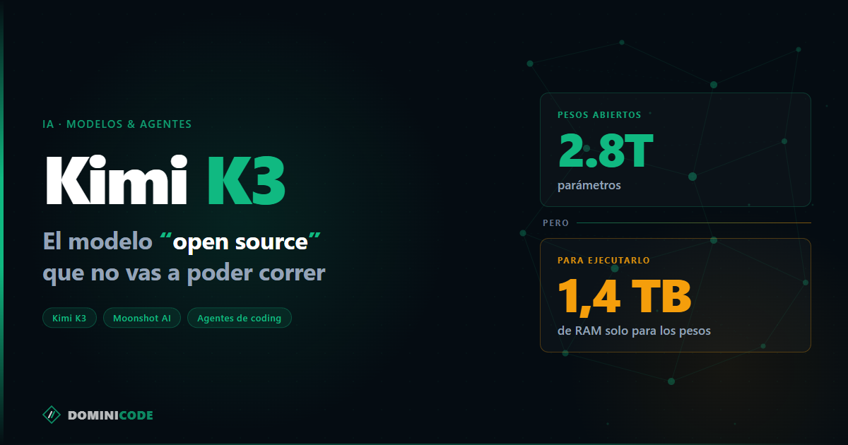 Kimi K3: el modelo “open source” que no vas a poder correr