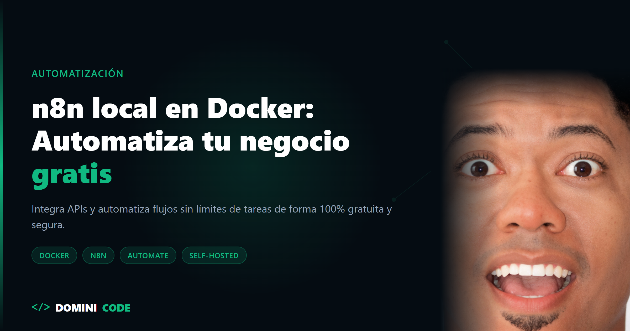 n8n local en Docker — Dominicode