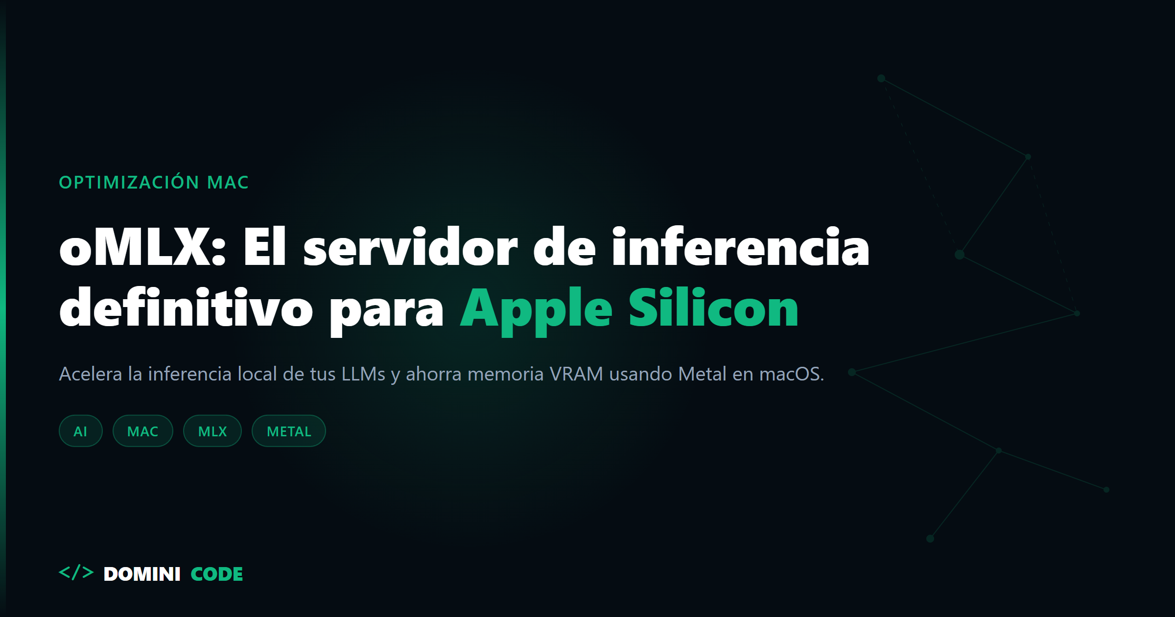 oMLX: El servidor de inferencia definitivo para Apple Silicon
