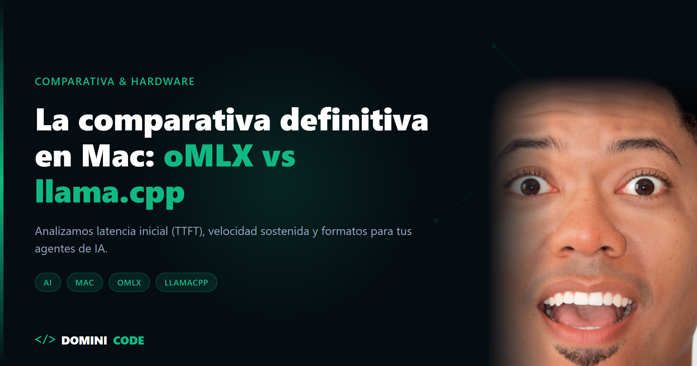 oMLX vs llama.cpp en Mac — Dominicode