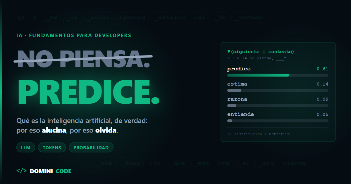 Qué es la inteligencia artificial, de verdad: no piensa, predice