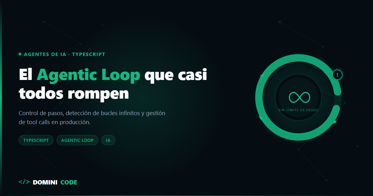 Agentic Loop en TypeScript — Dominicode
