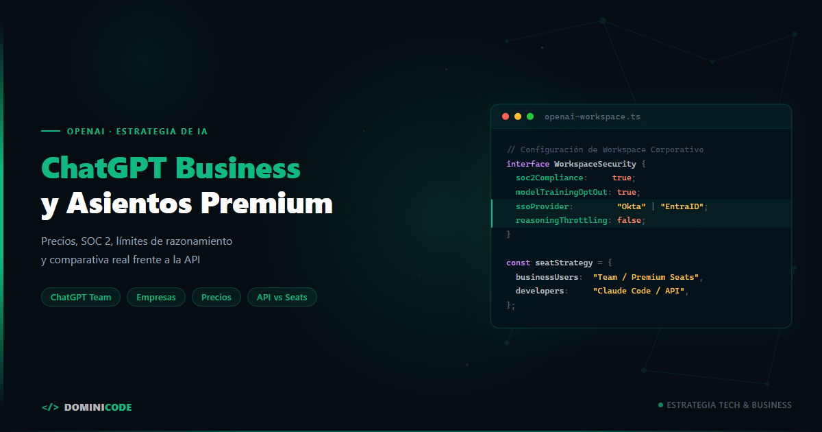 ChatGPT Business Premium seats — Dominicode