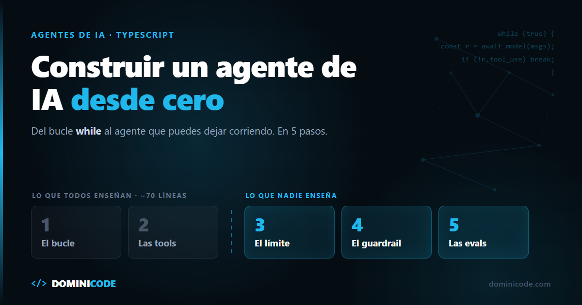 Construir un agente de IA desde cero — Dominicode