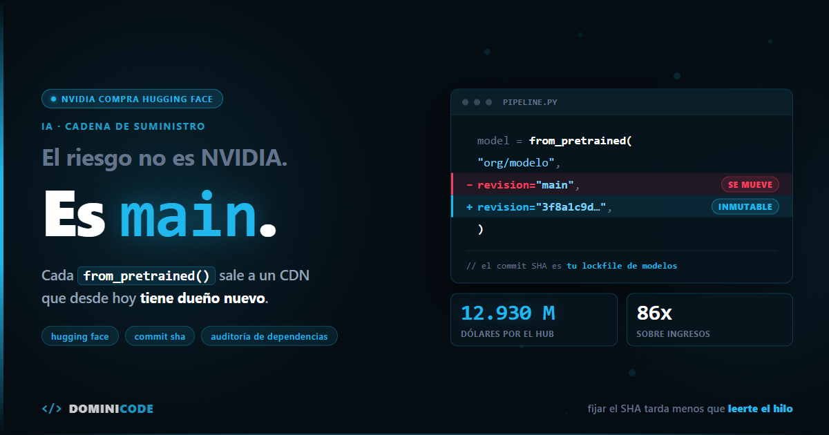 NVIDIA compra Hugging Face — Dominicode